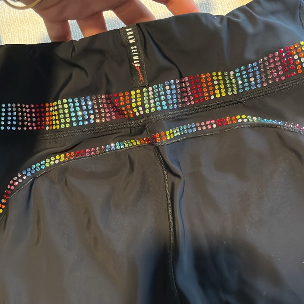 Adam Selman Leggings rainbow crystal racer leggings Pride edition size‎ S - Picture 8 of 12